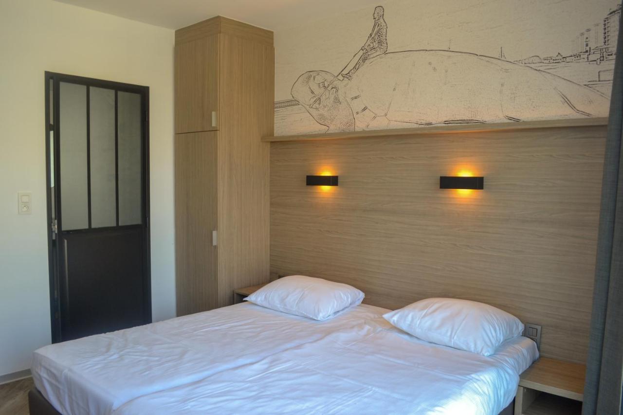 Hotel Sandeshoved Zeedijk Нюпорт Екстериор снимка